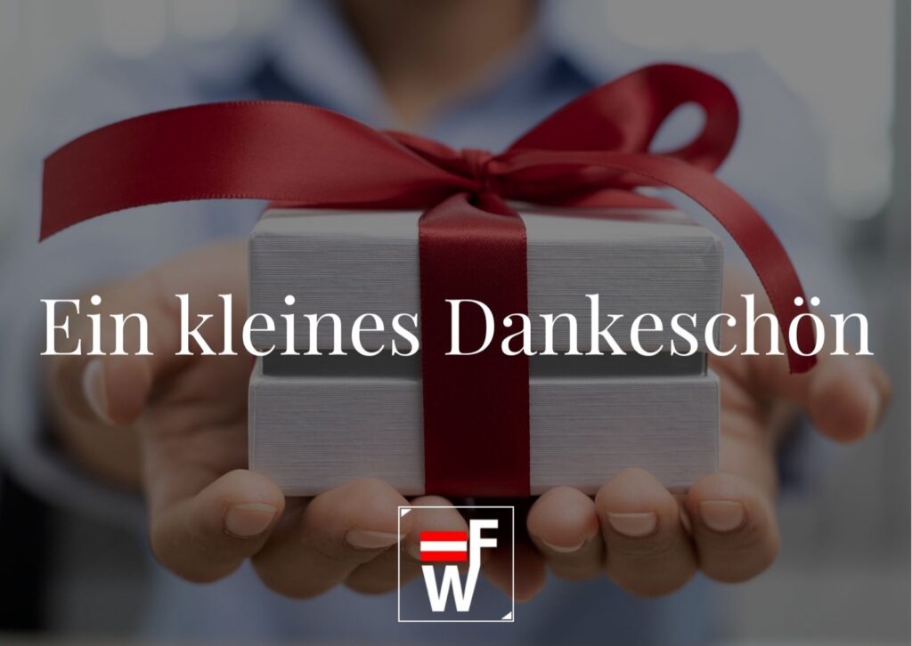 Ein kleines Dankeschön